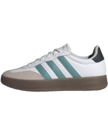 ADIDAS JR1104 WEISSE SNEAKER MIT MINTGRÜNEN STREIFEN NAN