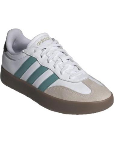 ADIDAS JR1104 WEISSE SNEAKER MIT MINTGRÜNEN STREIFEN NAN