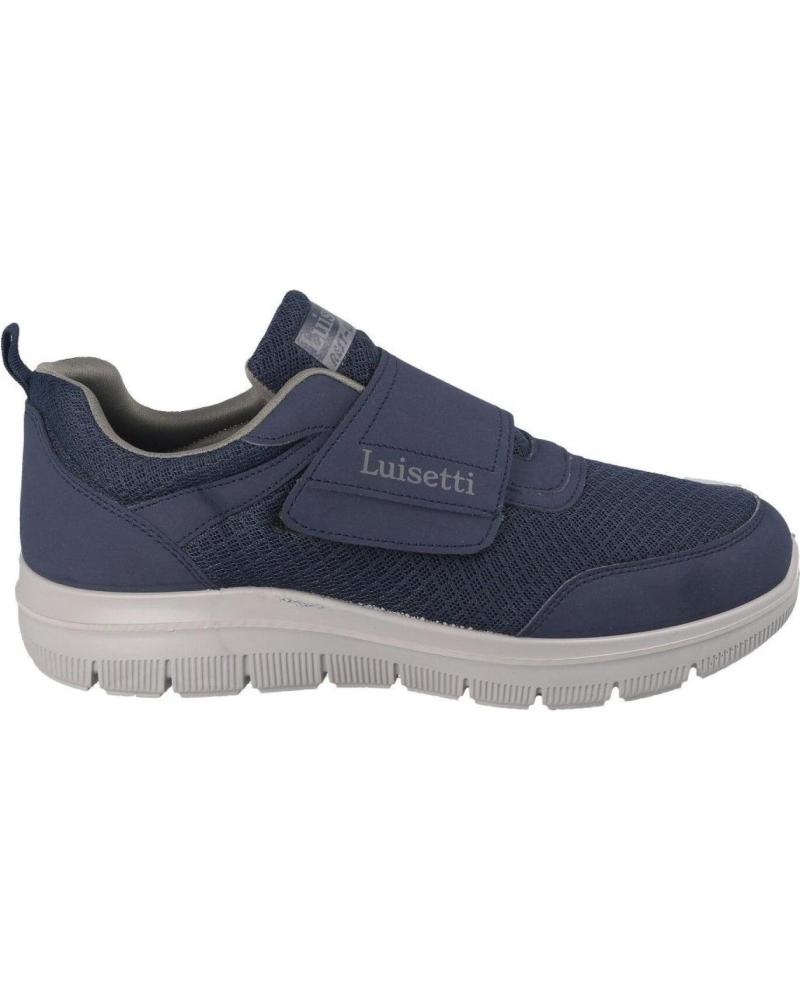 LUISETTI 31104ST - ZAPATILLA DEPORTIVA VEGANA ULTRALIGERA MARINO CON SUELA CENIZA MARINO