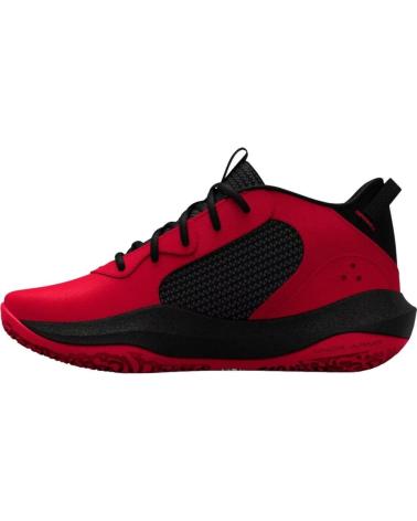 UNDER ARMOUR UNDER ARMOUR ZAPATILLAS ROJAS Y NEGRAS DE BALONCESTO INFANTIL ROJO