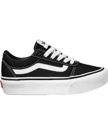 VANS WARD PLATEAU SNEAKER VN0A4UUV1871 SCHWARZ - VANS OFF THE WALL NEGRO