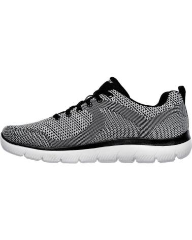 SKECHERS CASUAL MEN'S SHOES 232057 GRAY MESH GRIS