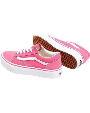 VANS OLD SKOOL PLATFORM - TÊNIS CASUAL ROSA ROSA