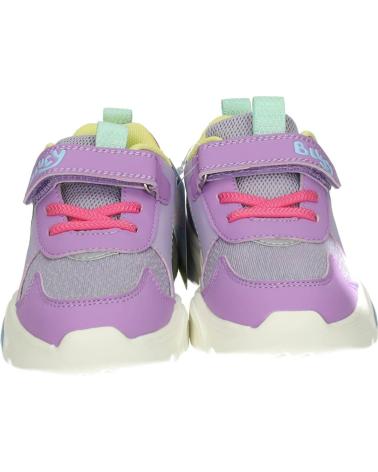 SCARPE SPORTIVE GARVALIN 251856G LILLA CON LUCI E CHIUSURA A STRAPPO LILA