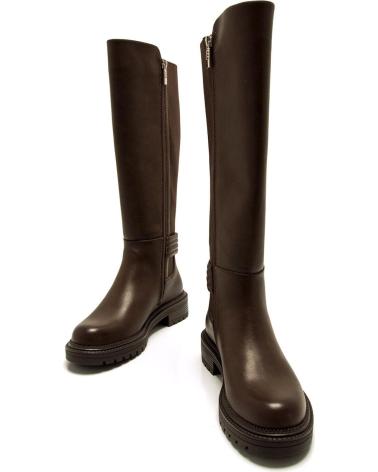 BOTTES HAUTES MTNG 54732 MARRON AVEC BOUCLE DÉCORATIVE MARRóN
