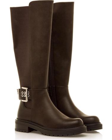 BOTTES HAUTES MTNG 54732 MARRON AVEC BOUCLE DÉCORATIVE MARRóN