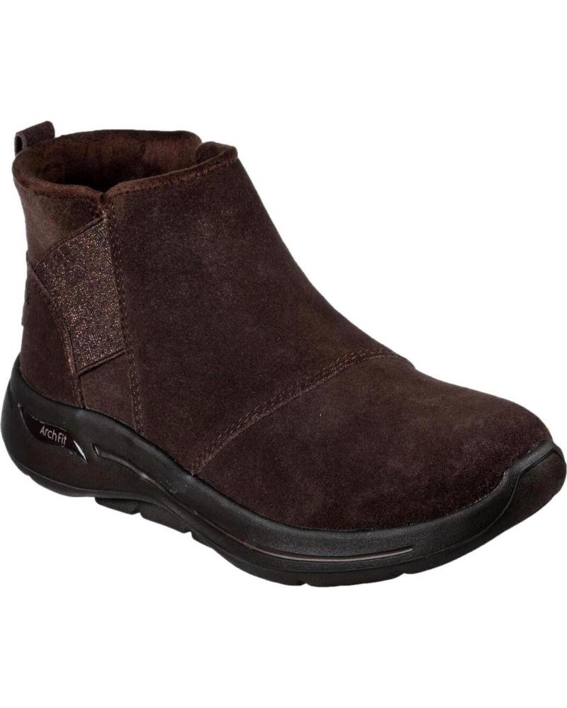 BOTÍN SKECHERS GO WALK ARCH FIT BOOT 144420 MARRÓN MARRóN