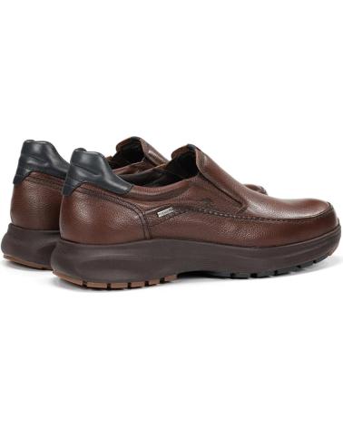 MOCASSINS FLUCHOS TRITON F2064 504399 SLIP ON EM PELE CASTANHA MARRON
