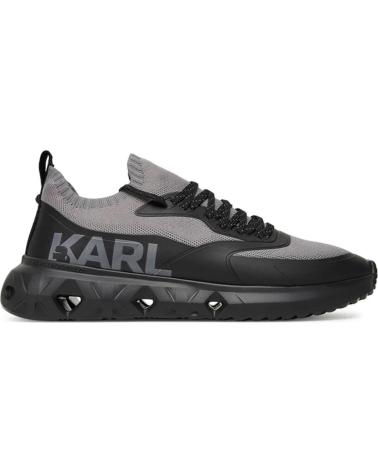 KARL LAGERFELD K-KITE RUN KNIT SOCK LO ANTRACITA ANTRACITA