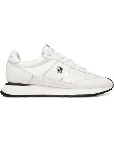 KARL LAGERFELD ZAPATILLAS KAIRO IKONIK PIN LO LACE BLANCO BLANCO