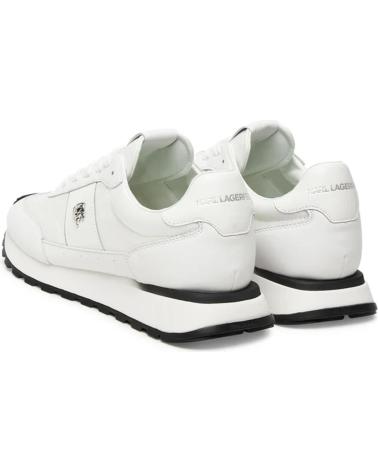 KARL LAGERFELD ZAPATILLAS KAIRO IKONIK PIN LO LACE BLANCO BLANCO