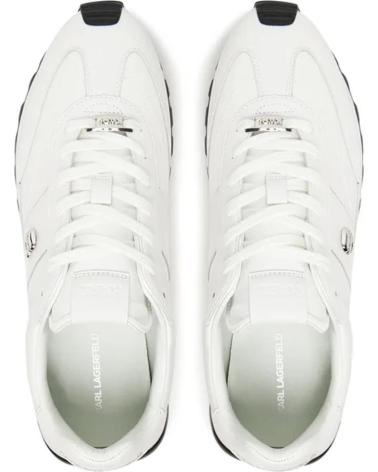 KARL LAGERFELD ZAPATILLAS KAIRO IKONIK PIN LO LACE BLANCO BLANCO