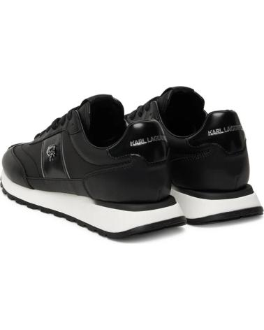ZAPATILLAS KARL LAGERFELD KAIRO IKONIK PIN LO LACE NEGRAS NEGRO