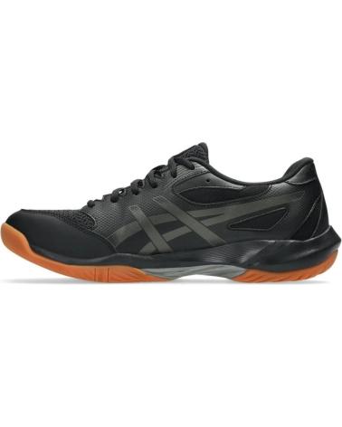ASICS GEL-ROCKET 12 SCHWARZ-GUNMETAL NEGRO