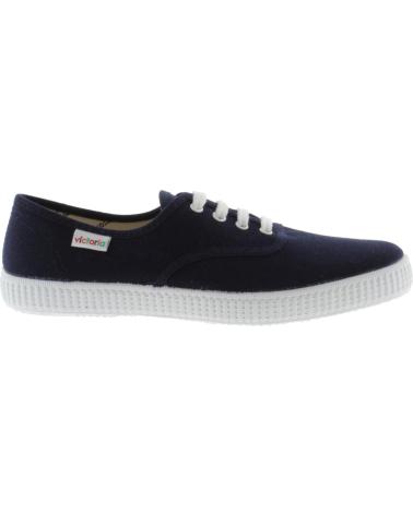 VICTORIA 1915 INGLESA CANVAS TRAINERS NAVY BLUE WITH WHITE LACES AZUL