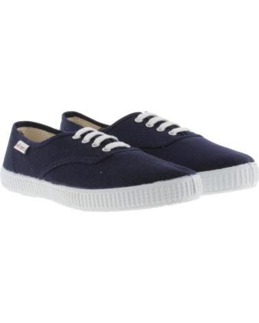 VICTORIA 1915 INGLESA CANVAS TRAINERS NAVY BLUE WITH WHITE LACES AZUL