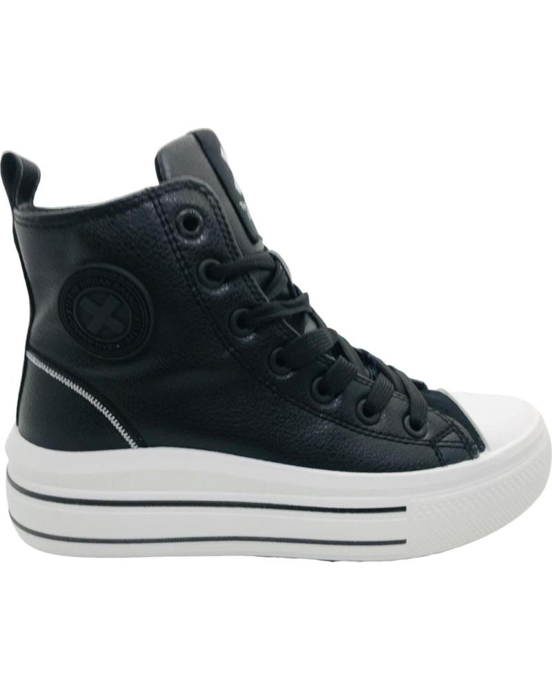 XTI ZAPATILLA ESTILO BOTIN CASUAL NINA KIDS 151297 NEGRA NEGRO