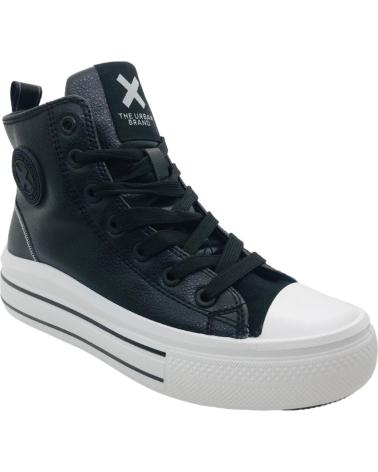 XTI ZAPATILLA ESTILO BOTIN CASUAL NINA KIDS 151297 NEGRA NEGRO