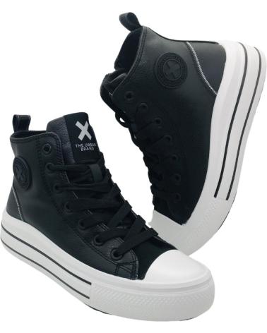 XTI ZAPATILLA ESTILO BOTIN CASUAL NINA KIDS 151297 NEGRA NEGRO