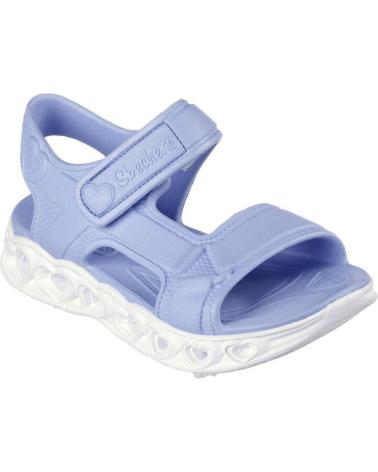 SKECHERS SANDALES SPORTIVES LUMINEUSES 308045L BLEU AZUL
