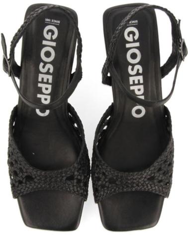 SANDALI CON TACCO GIOSEPPO DURSLEY 72073 NERI NEGRO