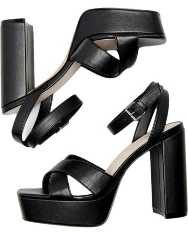 ONLY AUTUM 15288433 SCHWARZE PLATEAU-ABSATZSANDALEN NEGRO