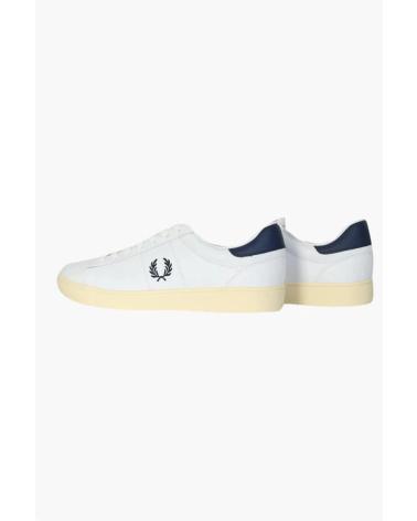 FRED PERRY ZAPATILLAS HOMBRE SPENCER LEATHER B4334 BLANCO