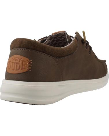 HEY DUDE PAUL CLASSIC CHAUSSURES DÉCONTRACTÉES LÉGÈRES MARRON MARRóN