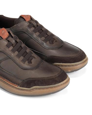 FLUCHOS SCARPA ROCKY F2253 PELLE MARRONE CON LACCIO ELASTICO CAFE