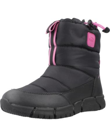 GEOX J FLEXYPER GIRL B AB BOOTS - BLACK C9B8L C9B8L