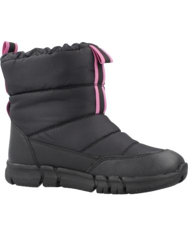 GEOX J FLEXYPER GIRL B AB BOOTS - BLACK C9B8L C9B8L