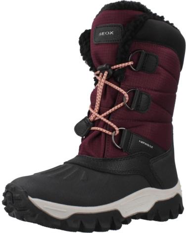 BOOTS GEOX J HIMALAYA GIRL B AB BURGUNDY C0044 C0044
