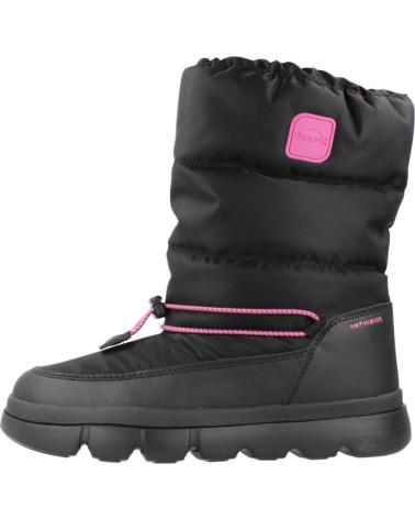 GEOX J WILLABOOM GIRL B A BLACK BOOT C0922 C0922