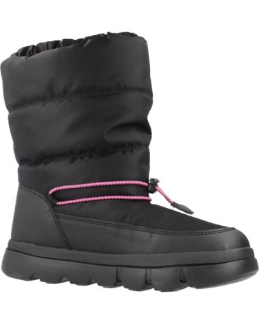 GEOX J WILLABOOM GIRL B A BLACK BOOT C0922 C0922