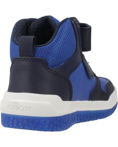 GEOX BUZZERLIGHT BOY C4226 - HOHE KLETTVERSCHLUSS-SNEAKER BLAU C4226