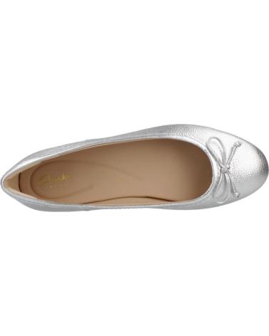 CLARKS FAWNA LILY BALLERINAS SILBER SILVER
