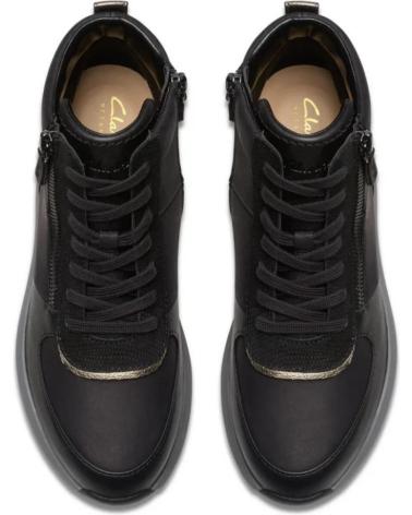 CLARKS TIVOLI LANE - BOTTINES NOIRES DÉCONTRACTÉES BLACK