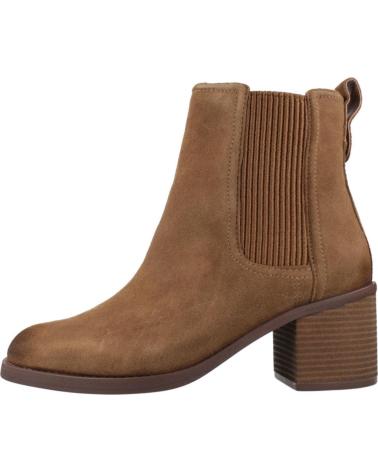 CLARKS CHAMBERLY TOP - STIVALETTI CHELSEA IN CAMOSCIO MARRONE NOCE WALNUT