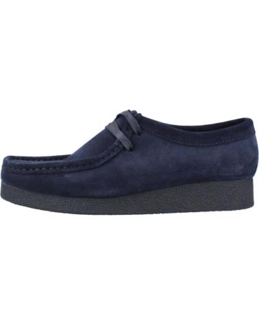 MOCASINES CLARKS WALLABEE EVO AZUL NAVY NAVY