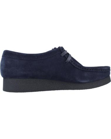 MOCASINES CLARKS WALLABEE EVO AZUL NAVY NAVY