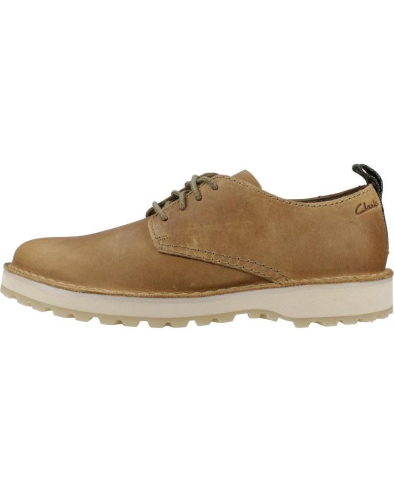 ZAPATOS DE CORDONES CLARKS SOLSBURY LACE MARRÓN DRKSAND DRKSAND