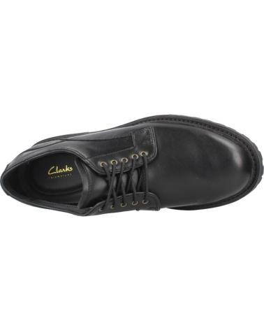 CLARKS RIDGE LO - SCARPE DERBY NERE CON LACCI BLACK