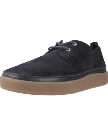 CLARKS WOOD LOW - SCHNÜRSCHUHE AUS BLAUEM WILDLEDER NAVY