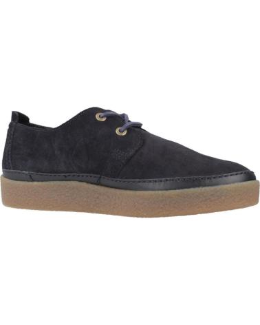 CLARKS WOOD LOW - SCHNÜRSCHUHE AUS BLAUEM WILDLEDER NAVY