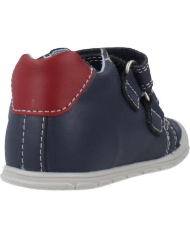 PABLOSKY BOTINES 059620 DE PIEL CON VELCROS - AZUL MARINO AZUL