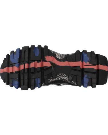 EXE 8830-2E LEDER MULTICOLOR GRAU GRÜN SNEAKER LEATHER GREY GREEN