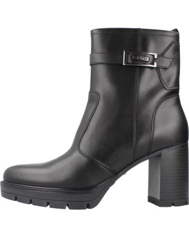 NERO GIARDINI I514852D BOTINES NEGROS CON TACÓN BLOQUE Y PLATAFORMA 100