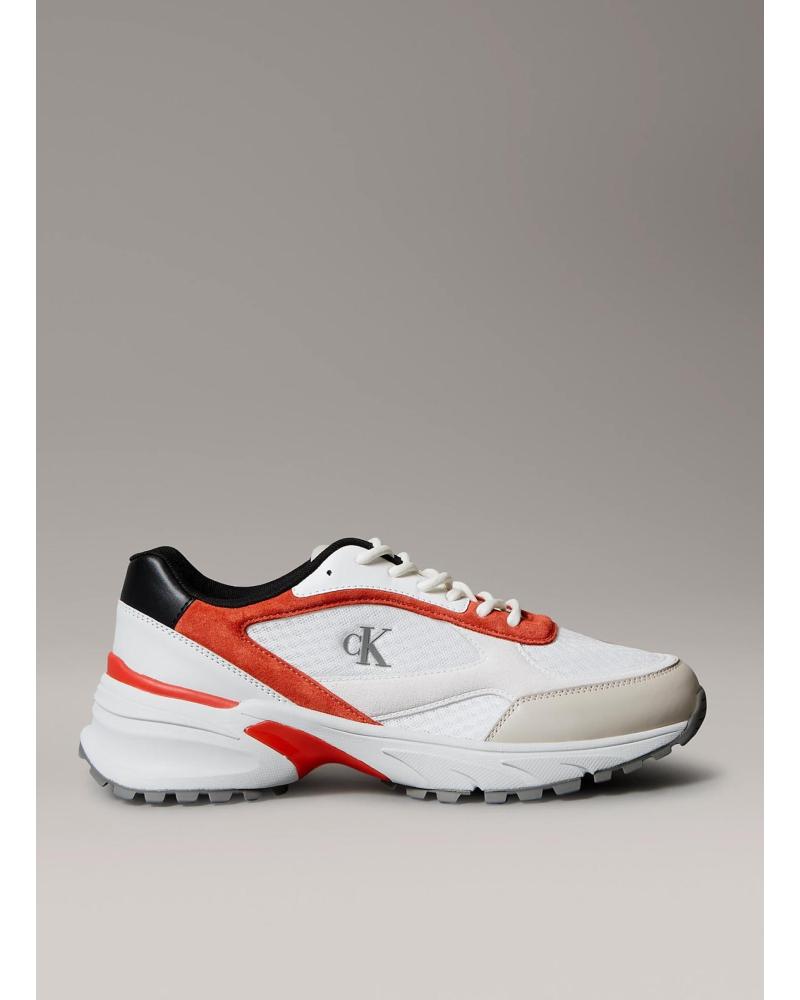 CALVIN KLEIN HIKE RUNNER MESH MIX BLANCO BLANCO