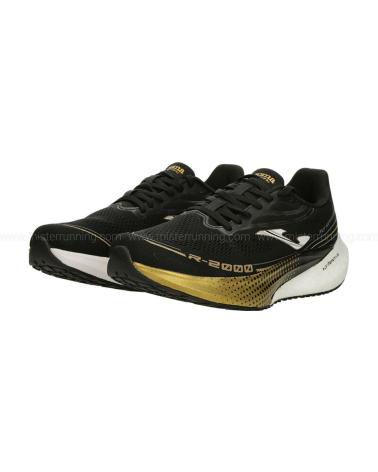JOMA R2000 2591 LAUFSCHUHE SCHWARZ GOLD NEGRO BLACK UNIVERSITY BLUE LASER ORO 004