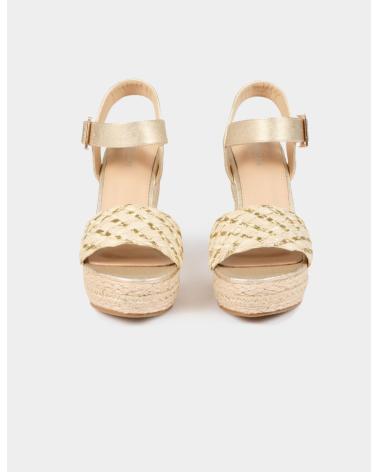 MORGAN SANDALIAS CON PLATAFORMAS AMARILLO ORO MUJER 251-1PAULI BEIGE